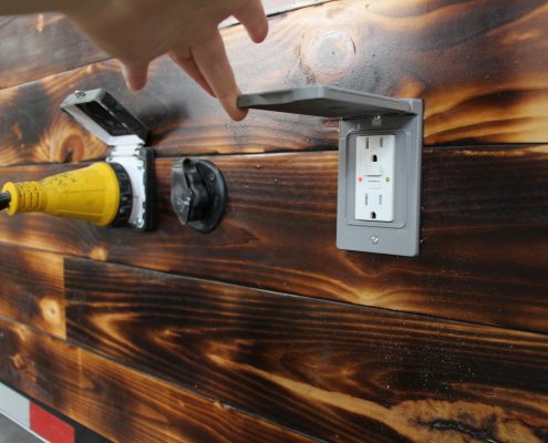 Tiny House RV Hookups- Power and Water