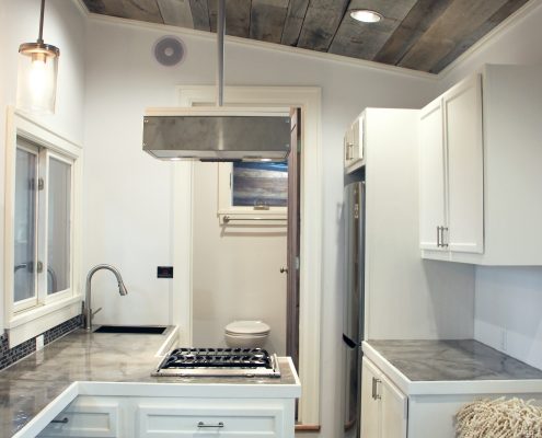 tiny home kitchen new england