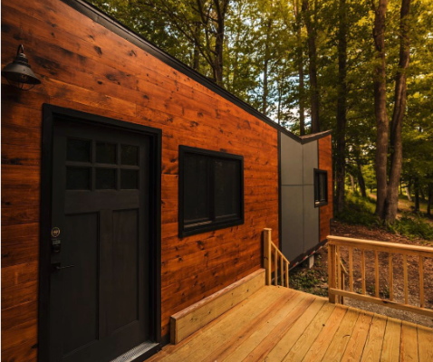 Silver Lake Tiny House Deck Porch